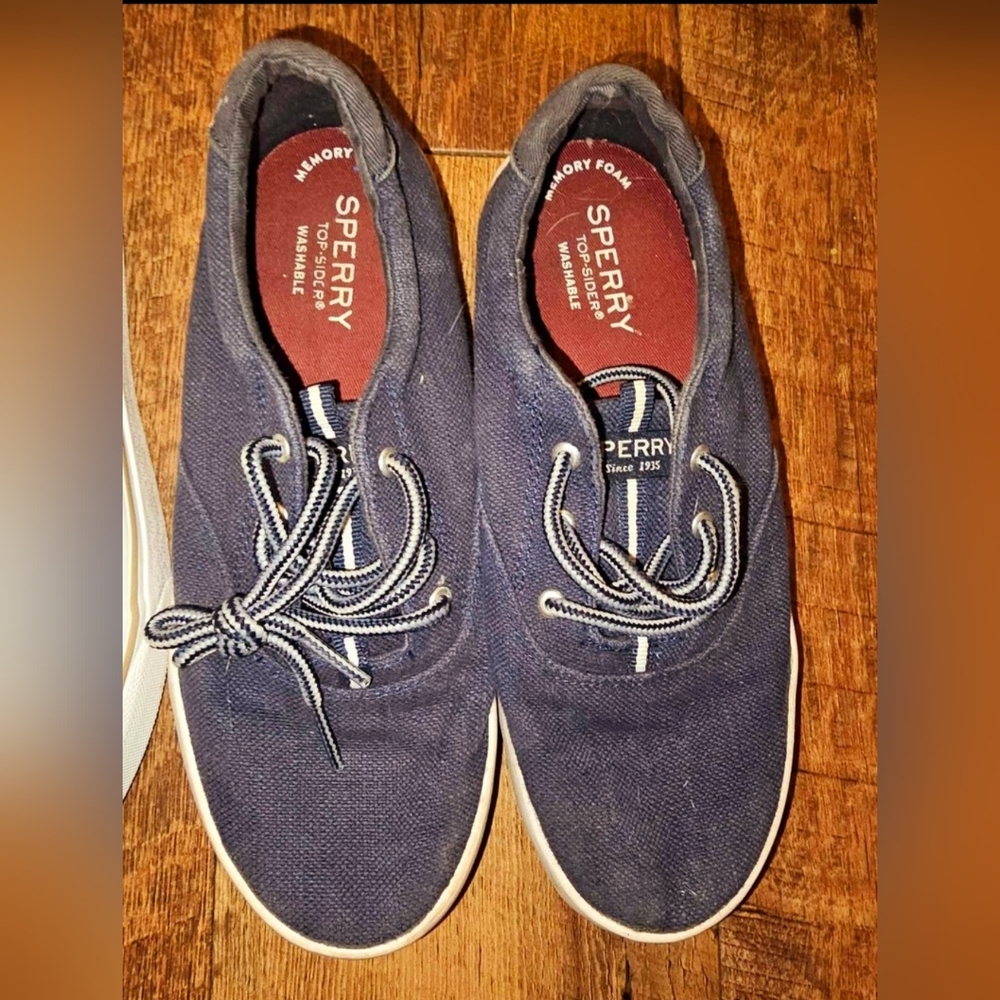 Big boys memory foam washable Sperry Shoes